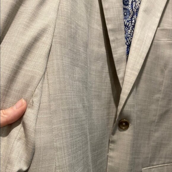 Soul of London Tan Suit blazer and pants Size 48R, 41R - Picture 7 of 14